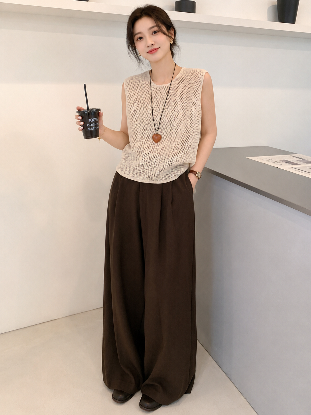 トップス argue BREEZE LINEN VEST Breeze Knit Linen Vest — AGoodFun